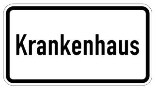 Modellbeispiel: VZ Nr. 1012-53 (Krankenhaus)