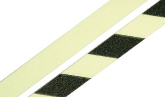 Safety Walk Antirutsch-Streifen aus Aluminium, langnachleuchtend