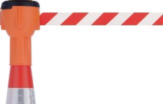 Leitkegelaufsatz ALCT, Gurtband 9 m, orange ALLROUNDLINE