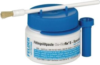Fittingslötpaste CU-Rofix®3-Spezial 250g, S-Sn97Cu3, für Kalt- und Warmwasserinstallation, Heizungen