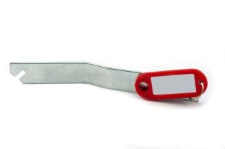 Schlüssel für Diebstahlsicherung für Rahmen für Flucht- und Rettungspläne