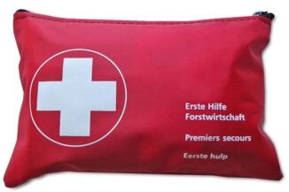 Verbandtasche 'Forstwirtschaft' aus Nylon, mit Füllung, 150 x 100 x 25 mm