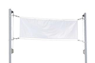 Bannerrahmen 'Claim' aus Aluminium, Höhe 4-7 m