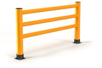 Modellbeispiel: Sicherheitsgeländer -RACK-MAMMUT®- aus Polyolefin in verschiedenen Längen (Art.