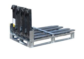Gabelzinkenpalette 'Typ GZP', für die Lagerung und den Transport von Gabelzinken