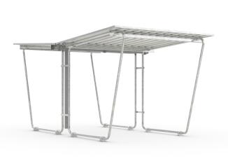 Anbaueinheit 'Siegen S29' für Überdachungssystem 'Siegen S26', doppelseitig