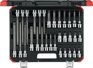 GEDORE RED Steckschlüsselsatz R6800, 32-tlg. für Innen-TORX®-Schrauben, 1/2 Zoll Antrieb