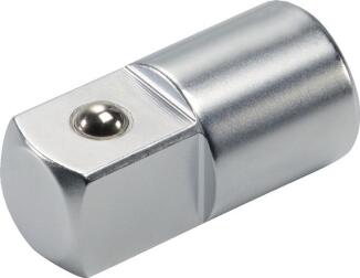 HEYTEC Vergrößerungsstück 1/2 Zoll auf 3/4 Zoll, 50mm, CV-Stahl, verchromt, Kugelarretierung