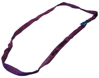 Rundschlinge mit Doppelmantel aus Polyester, Tragkraft 1000 kg, Gurtbreite 37 mm, gemäß DIN1492-2