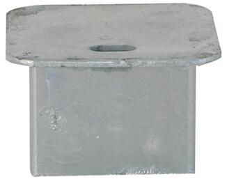 Abdeckkappe für Bodenhülse 70 x 70 mm, ohne Verschluss, Vierkant