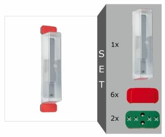 GfS Fluchttür-Griffhauben, Komplett Set, Modelle D2, E und K