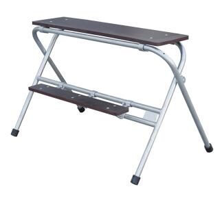 Arbeitstritt aus Stahl, verzinkt, zusammenklappbar, verschiedene Breiten und Höhen