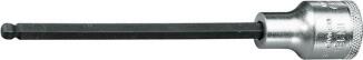 GEDORE Steckschlüsseleinsatz 1/2 Zoll Innen-6-kant Kugelkopf SW 6-14mm, Vanadiumstahl, 140mm Länge