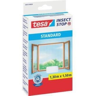 tesa Insect Stop STANDARD Fliegengitter 1,3x1,5m, weiß oder anthrazit, UV-beständig, selbstklebend