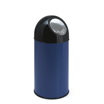 Abfallbehälter -Bullet Bin- 40 Liter aus Stahl, wahlweise mit Innenbehälter