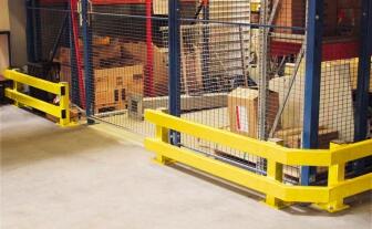 Anwendungsbeispiel: Eckplanken und Standpfosten, gelb