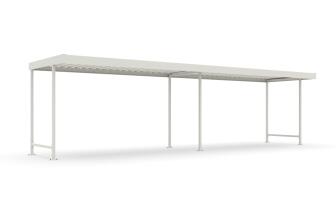 Modellbeispiel: &Uuml;berdachungssystem -Leipzig L14-, einseitig - in verzinkter Ausf&uuml;hrung -