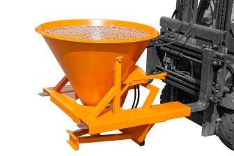 Anwendungsbeispiel: Streuger&auml;t -Typ SH- aus Stahl, mit Schutzgitter-Abdeckung (Art. 38312)