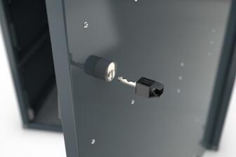 BikeBox 1 G, Flachdach, aus Stahlblech, modulare Bauweise