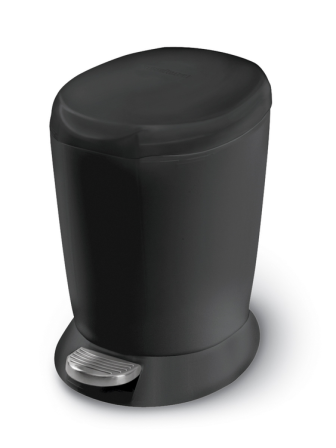 Abfallbehälter -One Step- Simplehuman, 6 Liter aus Kunststoff, mit Pedal, VPE 6 Stk.