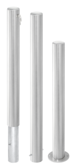 Absperrpfosten -Steel Line Plus- ø 102 mm aus Edelstahl, herausnehmbar o. feststehend