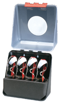 Aufbewahrungsbox für Schutzbrillen -Secu Spezialbox-, versch. Größen, wahlweise befüllt
