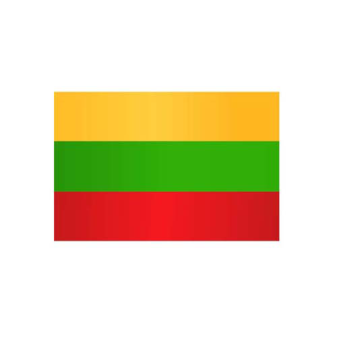 Länderflagge Litauen, Stoffqualität FlagTop 110 g / m² oder 160 g / m²