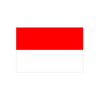 Länderflagge Monaco, Stoffqualität FlagTop 110 g / m² oder 160 g / m²