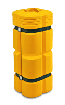 Säulenanfahrschutz -Mountain- aus Polyethylen, für Säulenmaß 200 - 300 mm, Höhe 1100 mm