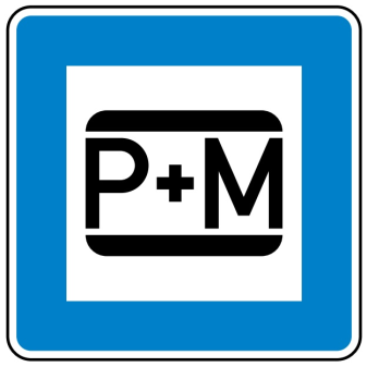 Verkehrszeichen 316-50 StVO, Parken und Mitfahren