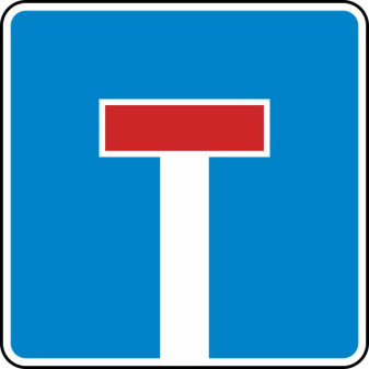 Verkehrszeichen 357 StVO, Sackgasse