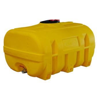 Vielzweckfass aus PE, 600 - 2000 Liter, gelb, kofferförmig