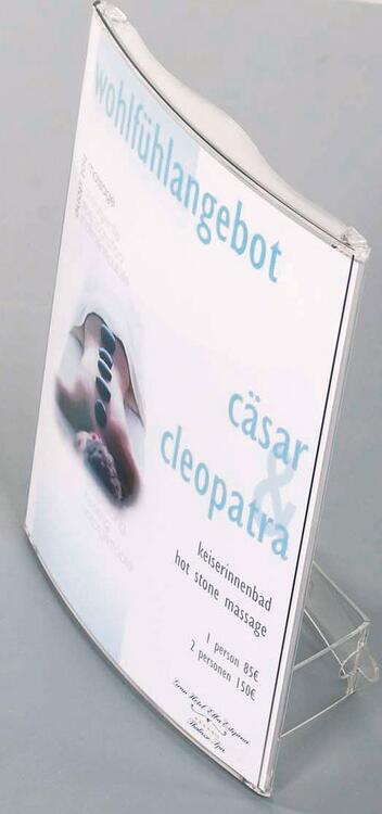 Anwendungsbeispiel: DIN A5 mit Stütze