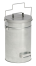 Abfallbehälter -Cubo Alano- 25 Liter aus Stahl, mit Gleitdeckel und Tragegriff, verschiedene Farben