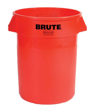 Abfallcontainer -BRUTE- Rubbermaid 121,1 Liter aus PE, wahlweise mit Deckel