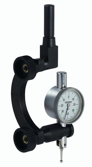 Zentrierhalter FH 8, Aufnahmebohrung ø 4 mm H7, Schaft ø 8 mm h6, für Fühlhebel-Messgeräte, KÄFER
