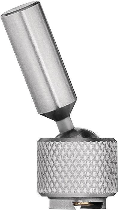 Einspannschaft D.8mm h6, 40° schwenkbar, für Fühlhebelmessgeräte, Schwalbenschwanzklemmung, KÄFER