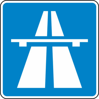Verkehrszeichen 330.1 StVO, Autobahn