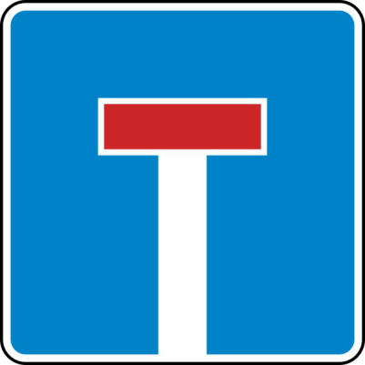 Verkehrszeichen 357 StVO, Sackgasse