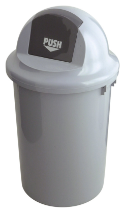 Abfallbehälter -P-Bins 2- 47, 60 oder 90 Liter aus Kunststoff, mit Push-Deckel