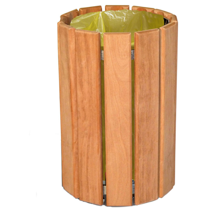 Abfallbehälter -Wooden- 60 Liter aus Holz