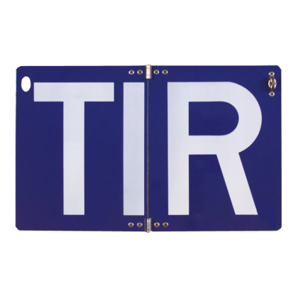 Hinweisschild für Transitverkehr (TIR-Schild), klappbar