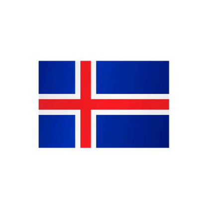Länderflagge Island, Stoffqualität FlagTop 110 g / m² oder 160 g / m²
