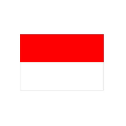 Länderflagge Monaco, Stoffqualität FlagTop 110 g / m² oder 160 g / m²
