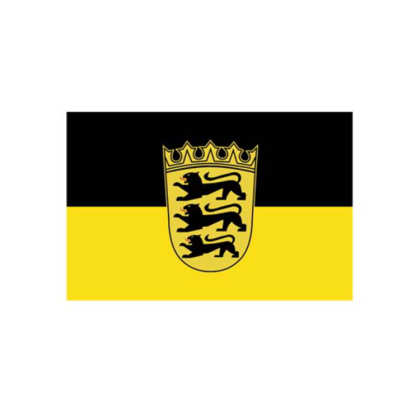 Landesflagge Baden-Württemberg, Stoffqualität FlagTop 110 g / m² oder 160 g / m²