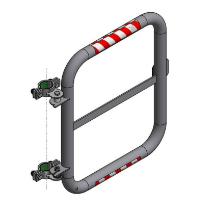 Sicherheitstür -Safe Guardian- für Steigleitern, aus Edelstahl, Breite 500 mm