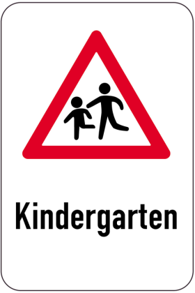 Sonderschild, Kindergarten, 400 x 600 mm