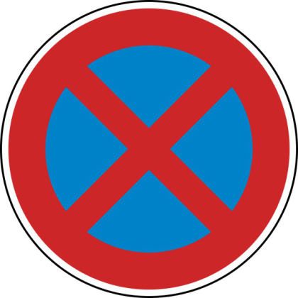 Verkehrszeichen 283 StVO, Absolutes Haltverbot