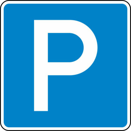 Verkehrszeichen 314 StVO, Parken