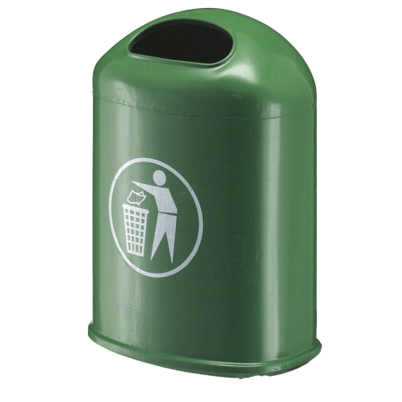 Abfallbehälter -P-Bins 94- 45 Liter aus Stahl, feuerfest